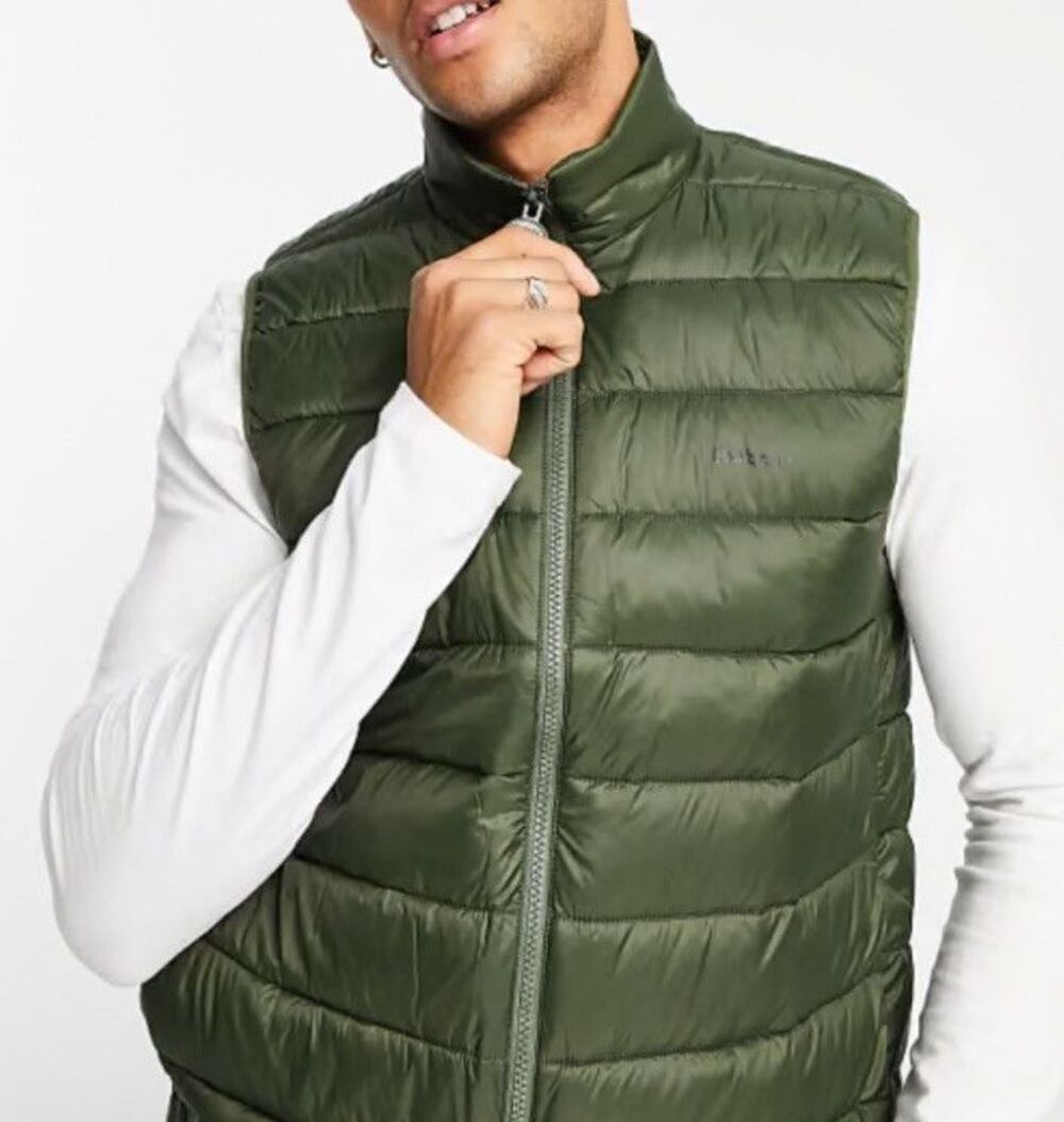 Barbour Big Kids Youth Bretby Gilet Green Puffer Vest XL